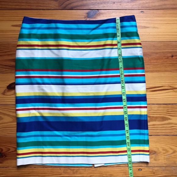 Talbots Multi Striped Pencil Skirt, EUC, 14P - Picture 7 of 13